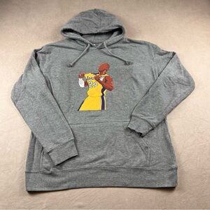 Kobe Bryant Hoodie with Yellow Basketball Player Graphic